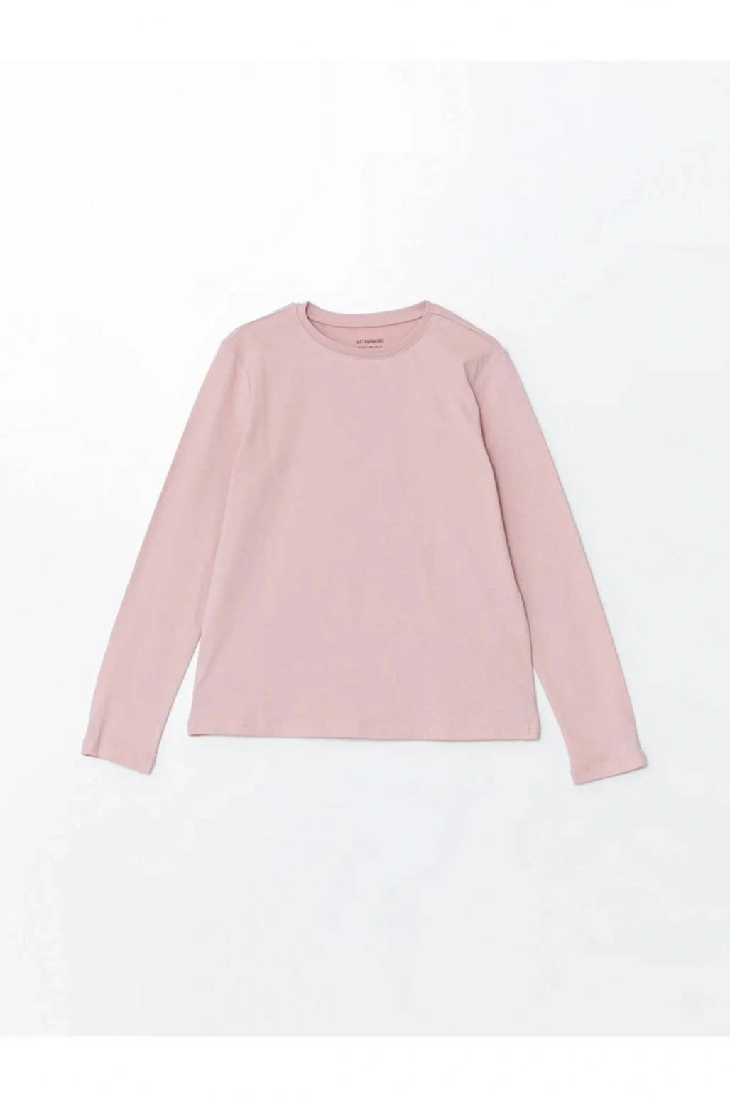 LCW Kids Açık Yeşil Bisiklet Yaka Kız Çocuk Tişört 2li