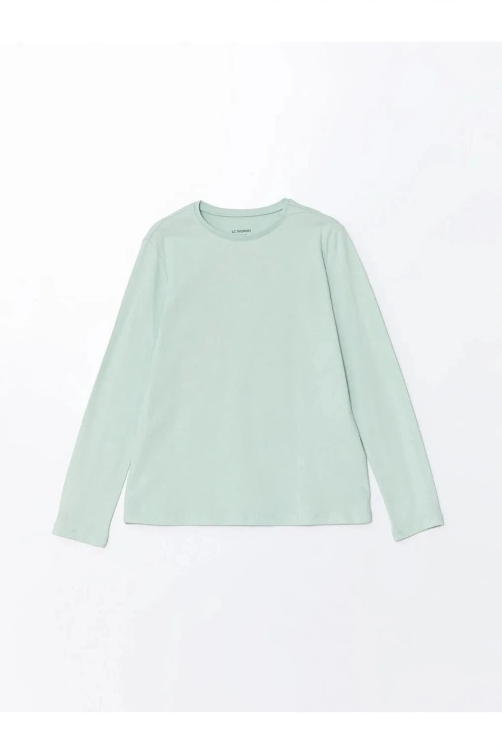 LCW Kids Açık Yeşil Bisiklet Yaka Kız Çocuk Tişört 2li