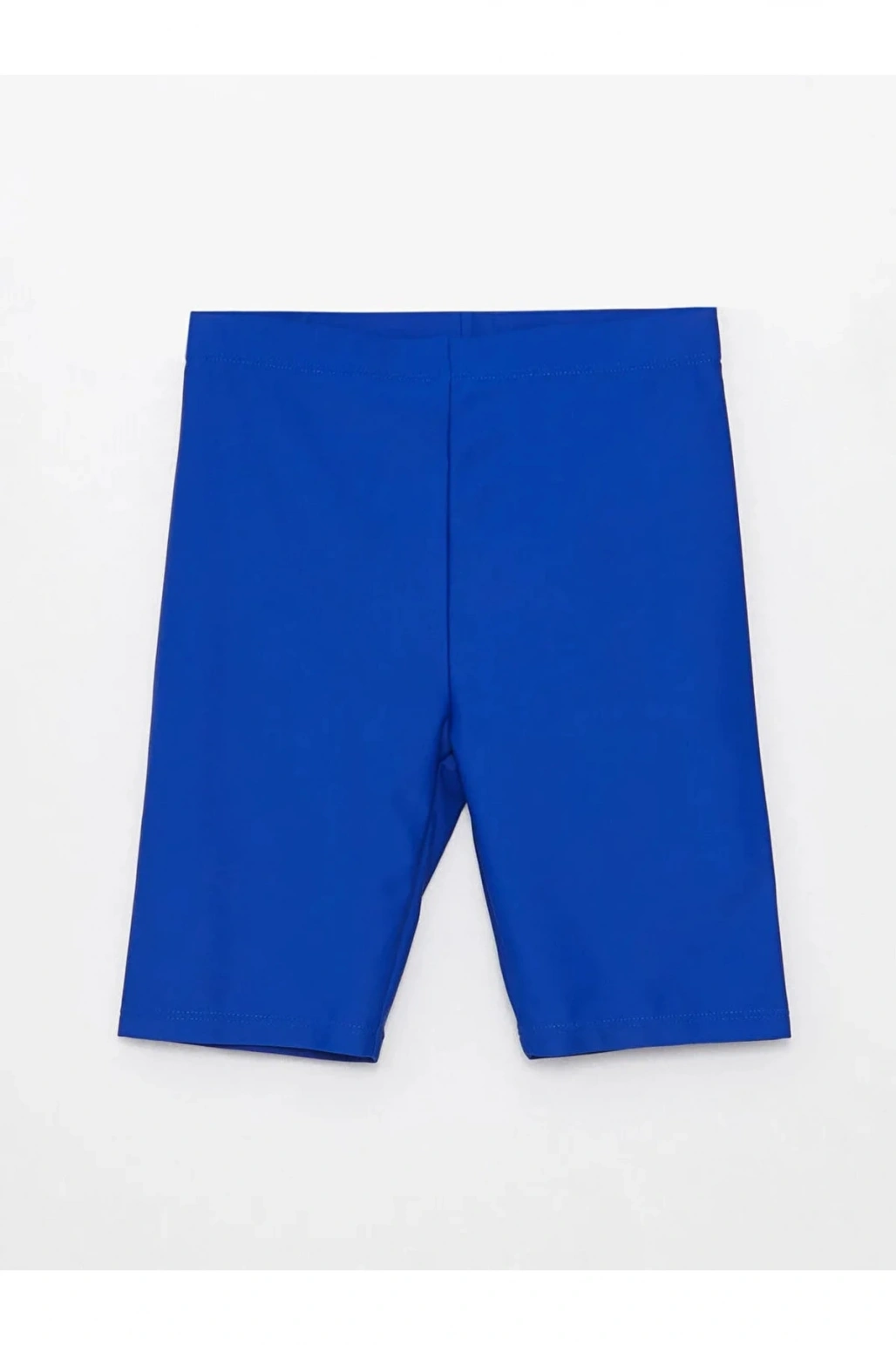 U Yaka Renk Bloklu Kız Çocuk Etekli Mayo Ve Şort