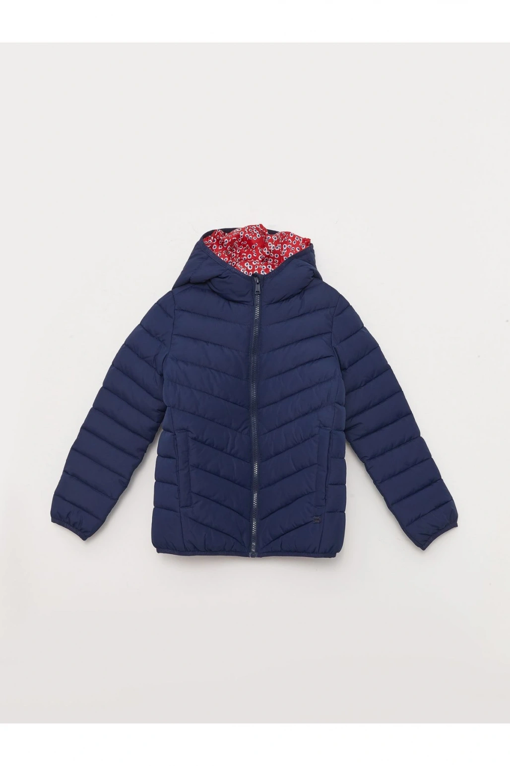 Kapüşonlu Basic Kız Çocuk Şişme Mont