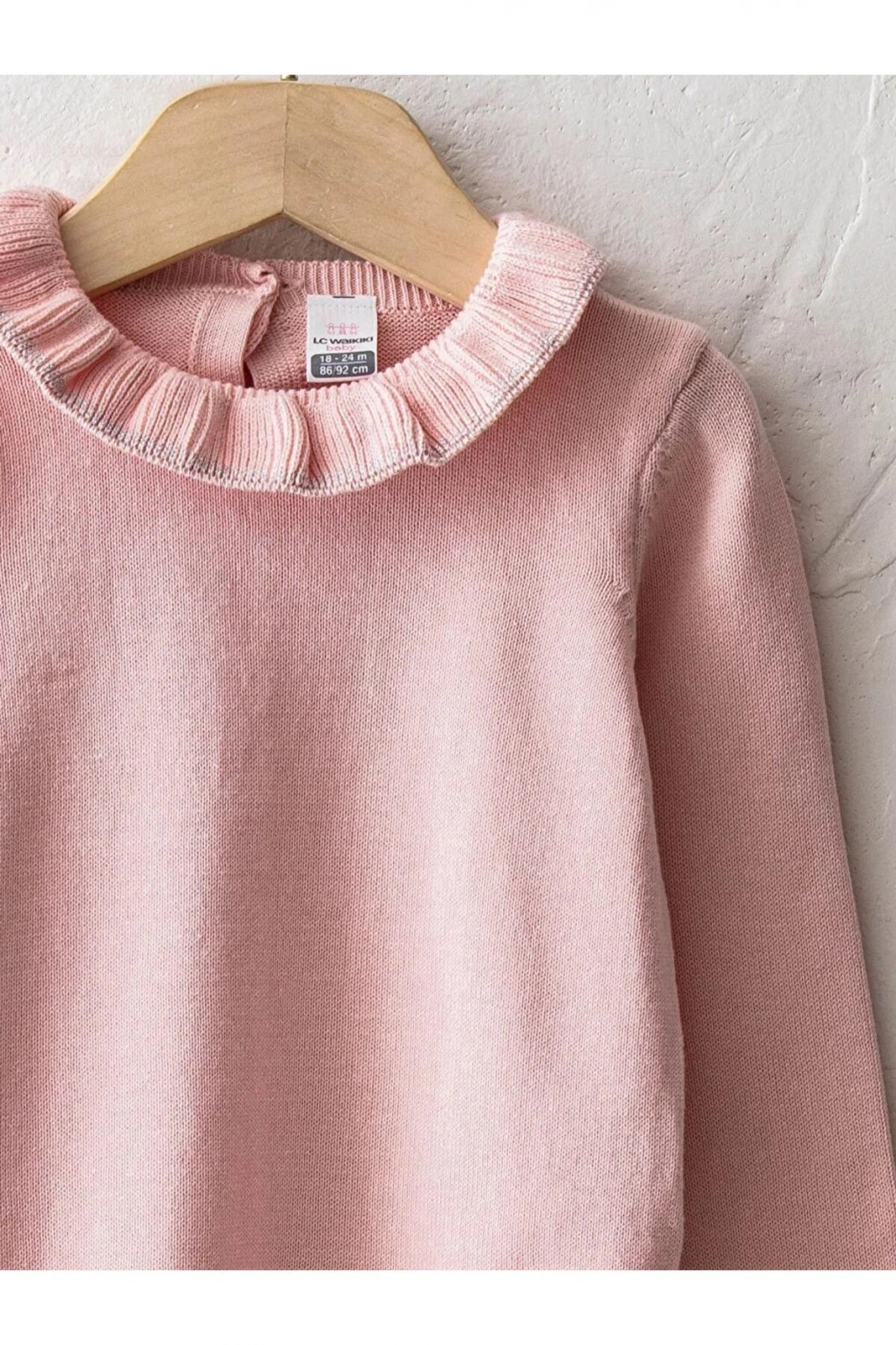 Kız Bebek Açık Pembe Rhm Kazak