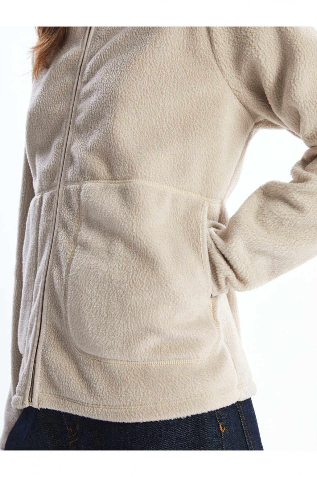 Bisiklet Yaka Kadın Hırka