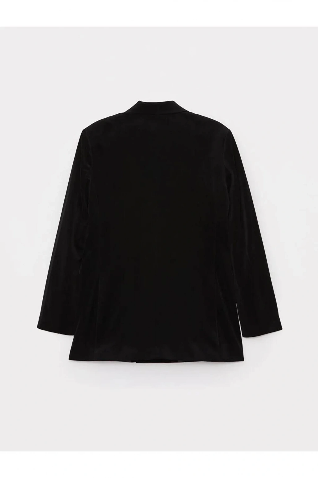 LCWAIKIKI Classic Siyah Düz Uzun Kollu Kadın Blazer Ceket