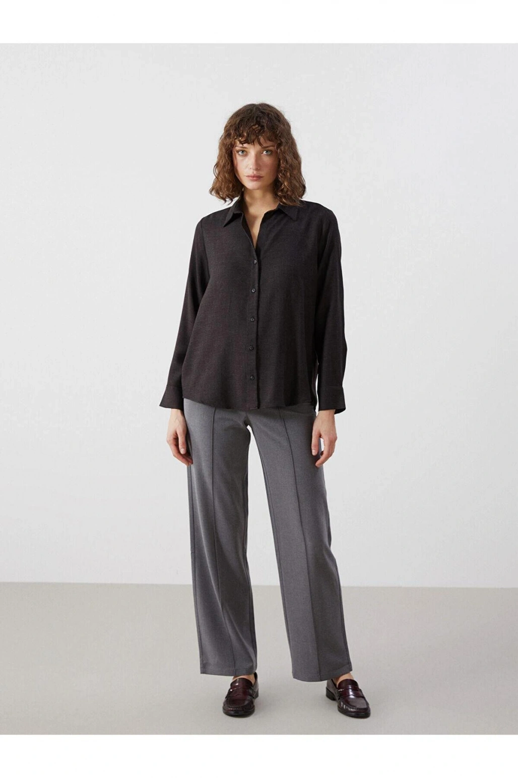 LCW Vision Oversize Kadın Gömlek