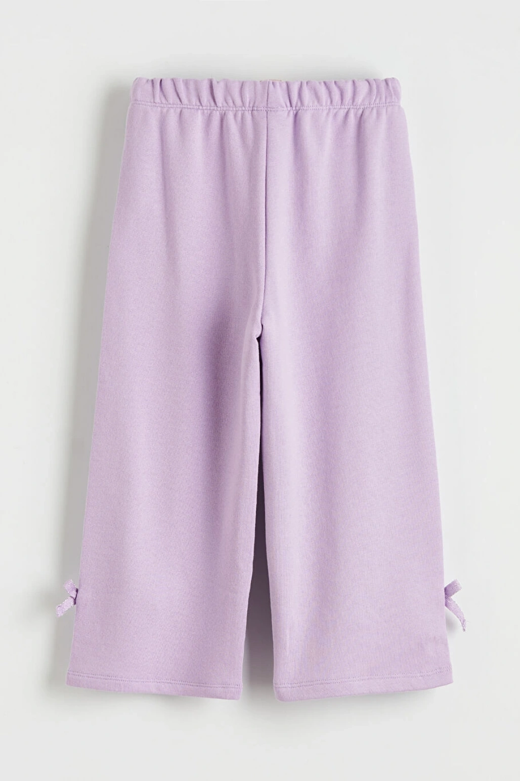 LCW Kids Lila Simli Şeritli Bol Paça Kız Bebek Eşofman Altı