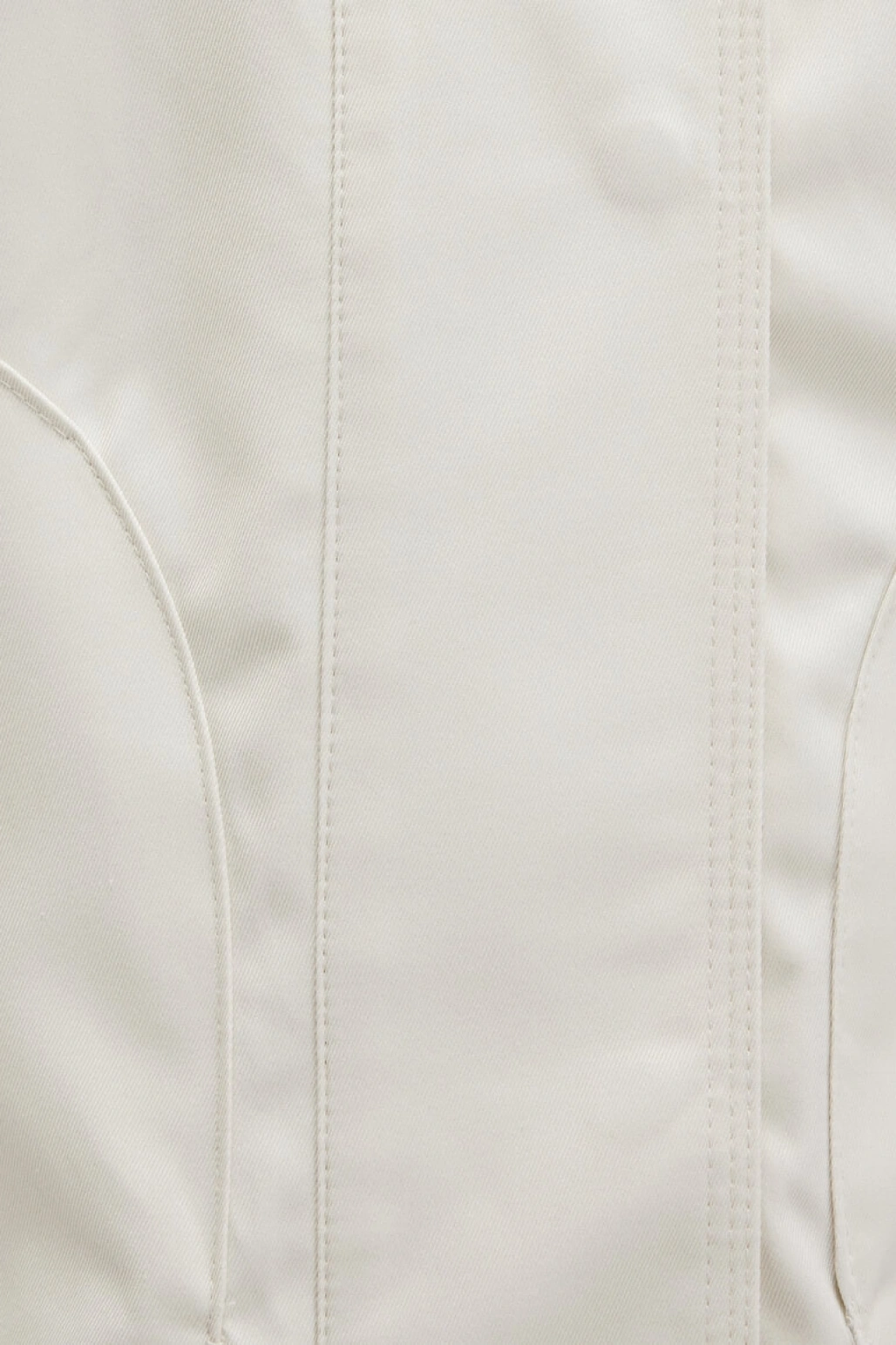 Kapüşonlu Ekru Ceket