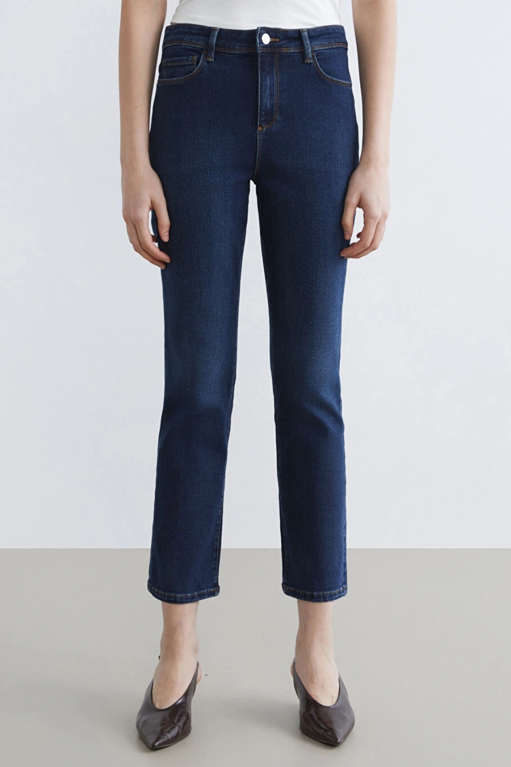 LCWAIKIKI Classic Indigo Slim Fit Kadın Jean Pantolon