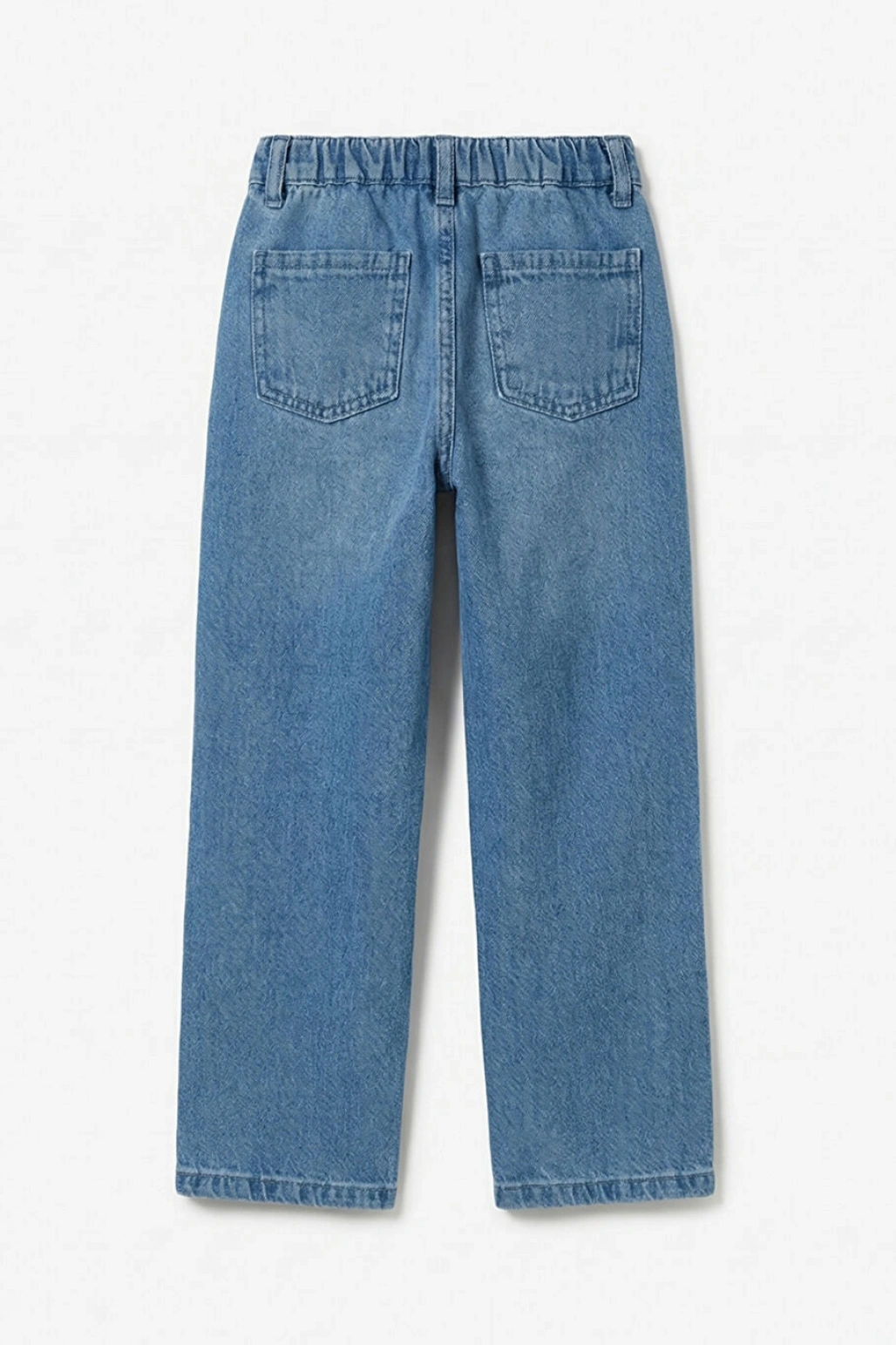 LCW baby Indigo Nakışlı Kız Çocuk Jean Pantolon