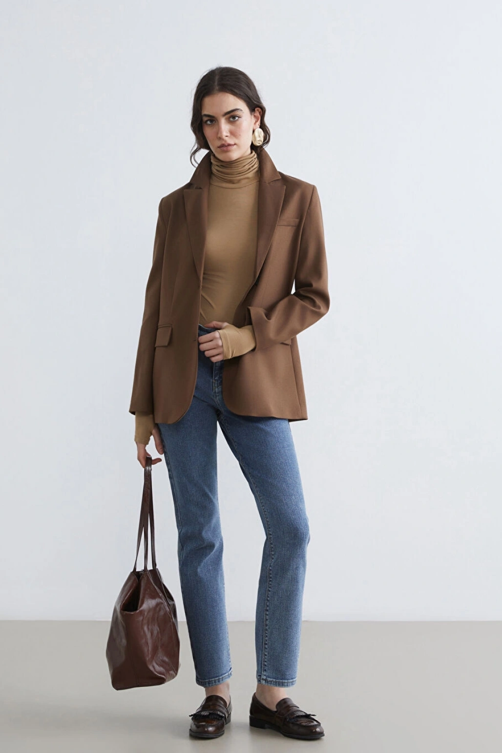 LCWAIKIKI Classic Indigo Yüksek Bel Slim Fit Kadın Jean Pantolon