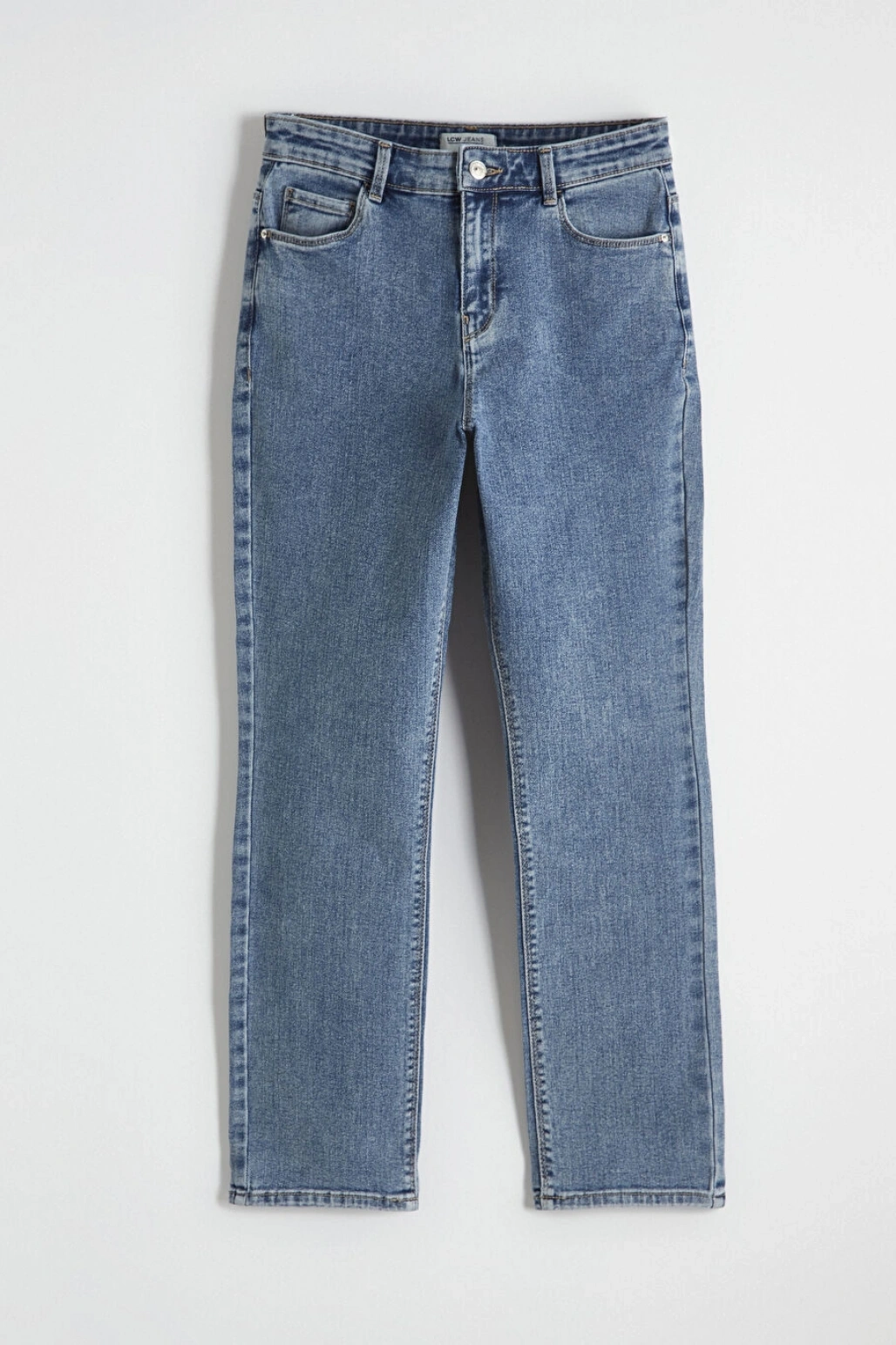 LCWAIKIKI Classic Indigo Yüksek Bel Slim Fit Kadın Jean Pantolon