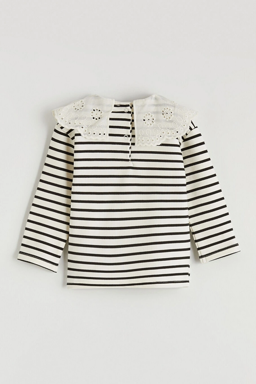 LCW baby Ekru Bebe Yaka Kız Bebek Bluz Ve Tayt