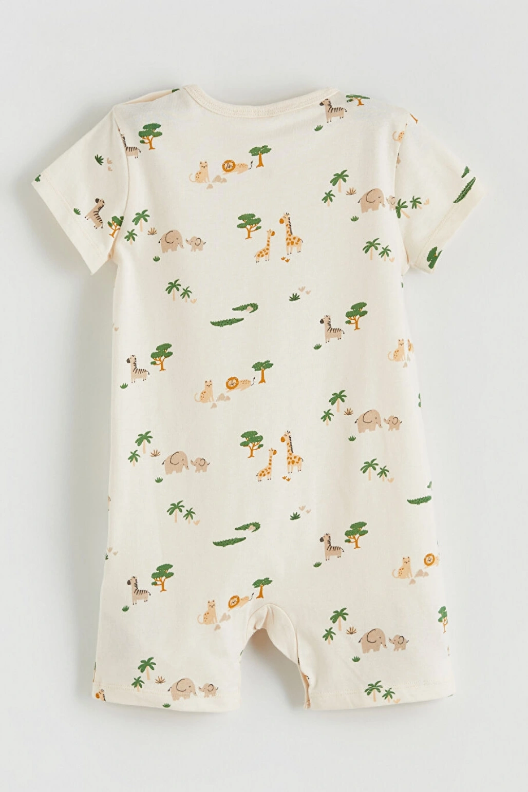 LCW baby Yeşil Baskılı Erkek Bebek Tulum 2li