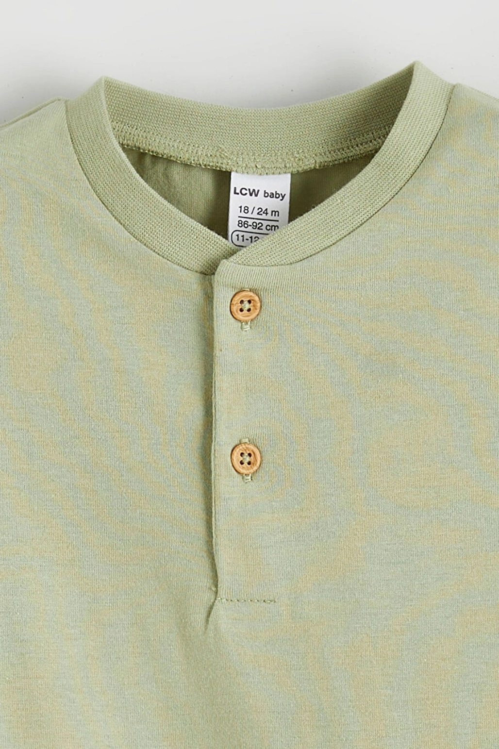 LCW baby Yeşil Baskılı Erkek Bebek Tulum 2li