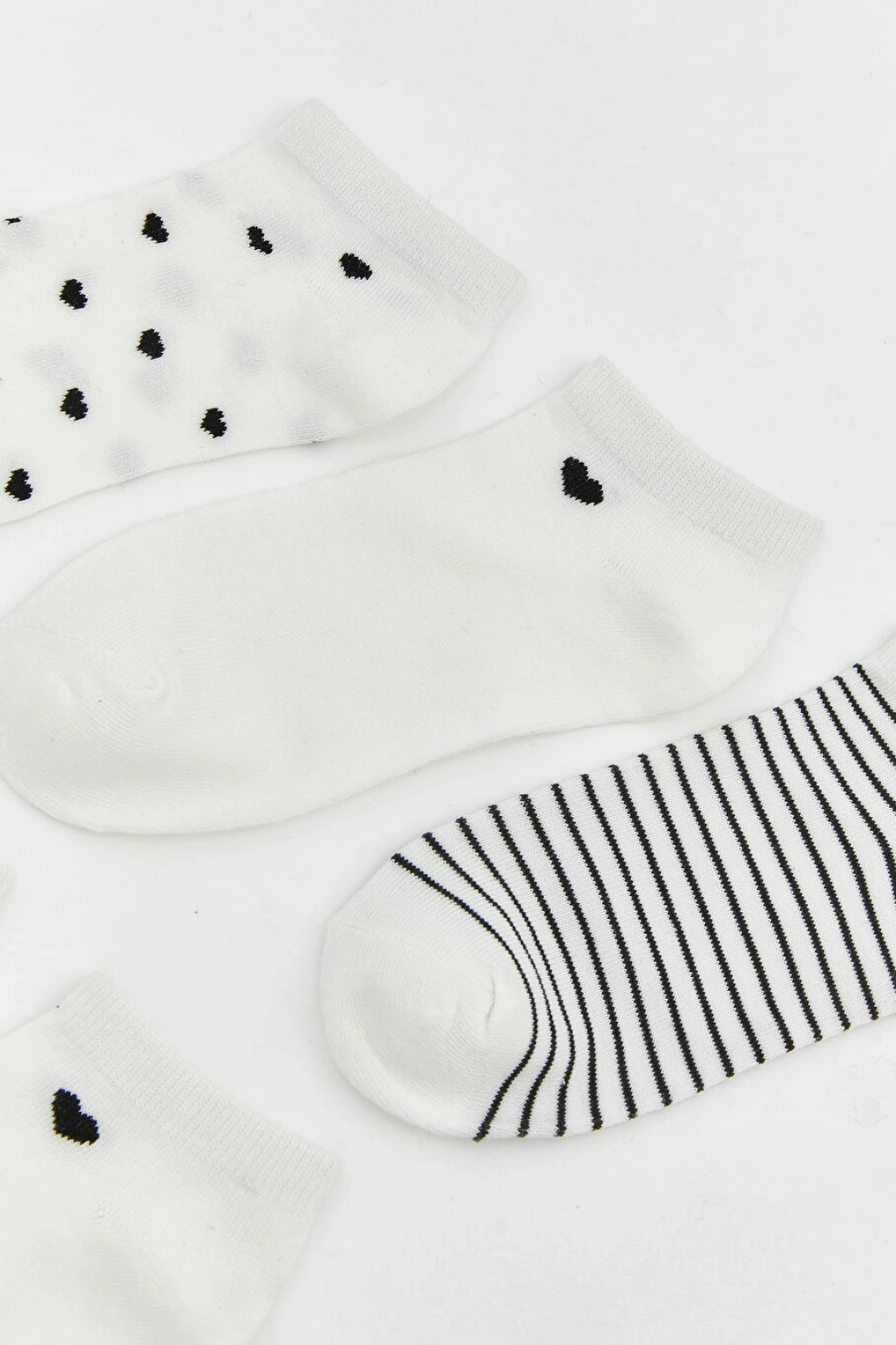 LCW DREAM Ekru Desenli Kadın Patik Çorap 5li