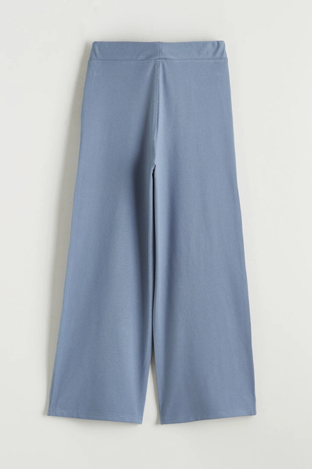 LCW Kids Lacivert Denim Görünümlü Geniş Paça Kız Çocuk Eşofman Altı