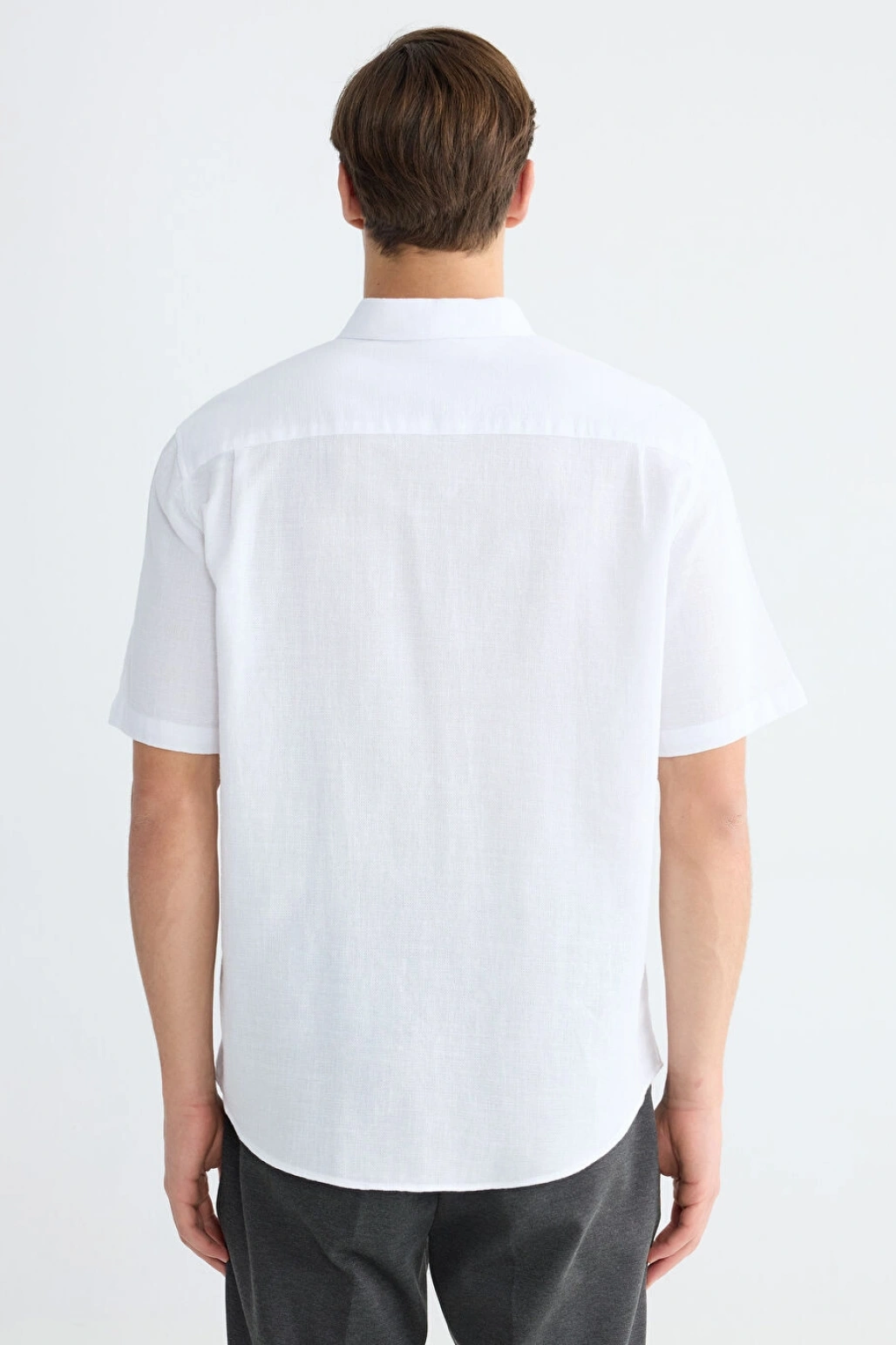 LCWAIKIKI Classic Beyaz Regular Fit Poplin Erkek Gömlek