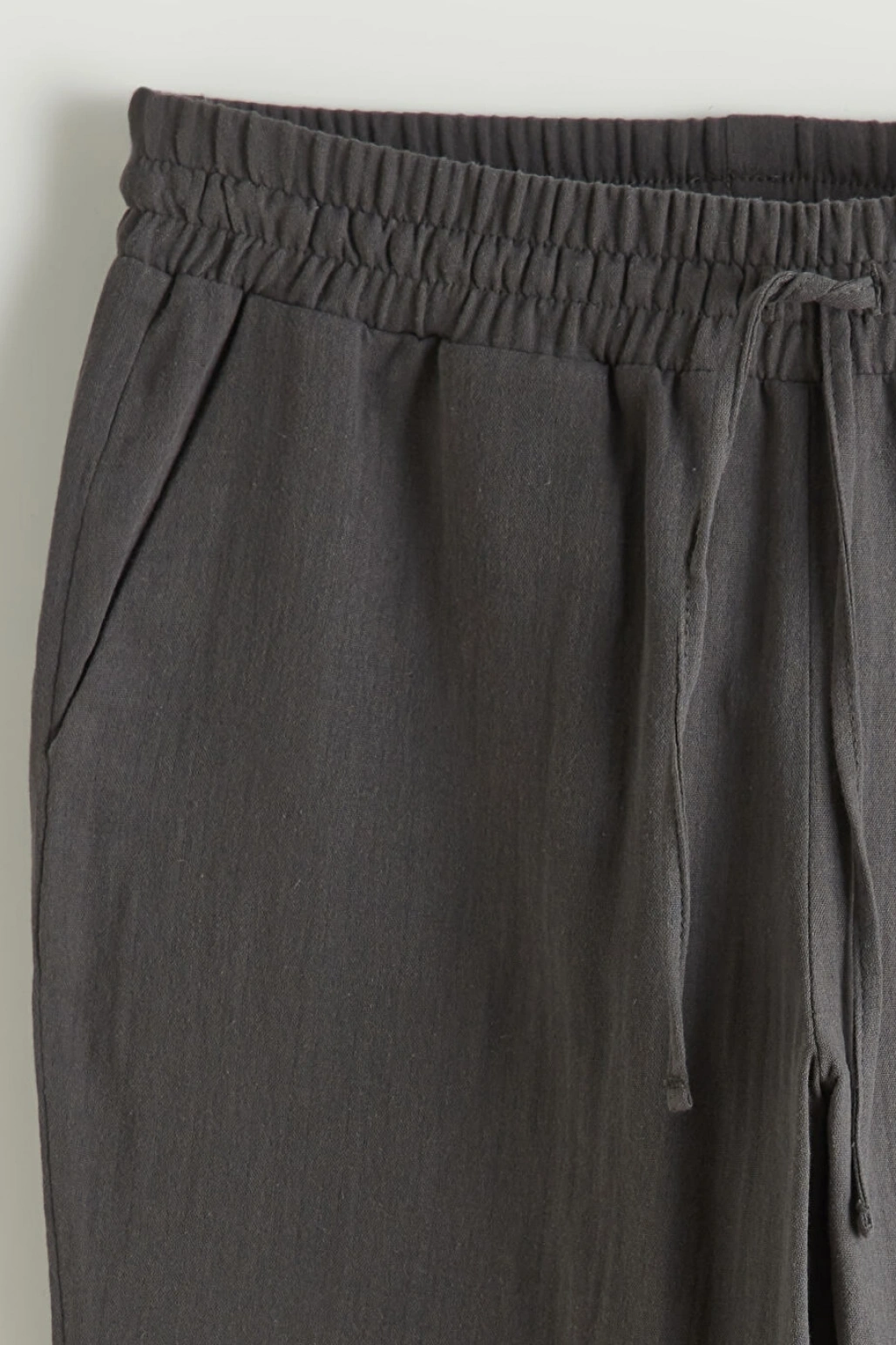 LCW Modest Antrasit Beli Lastikli Kadın Pantolon