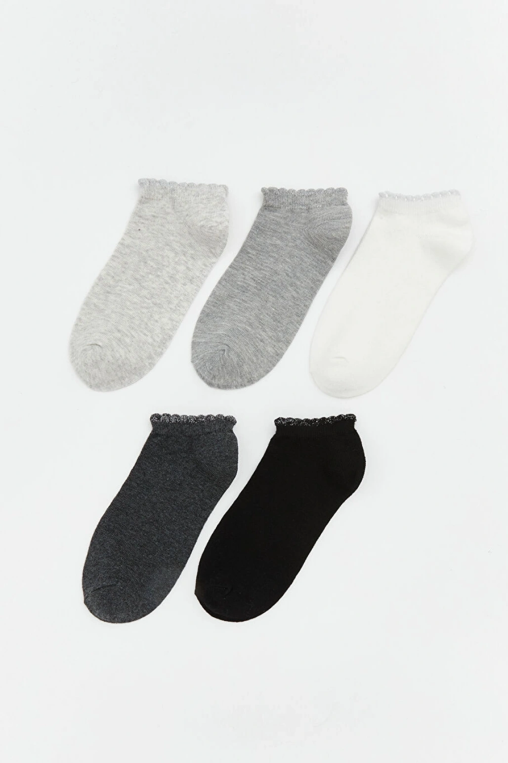 LCW DREAM Gri Kadın Patik Çorap 5li