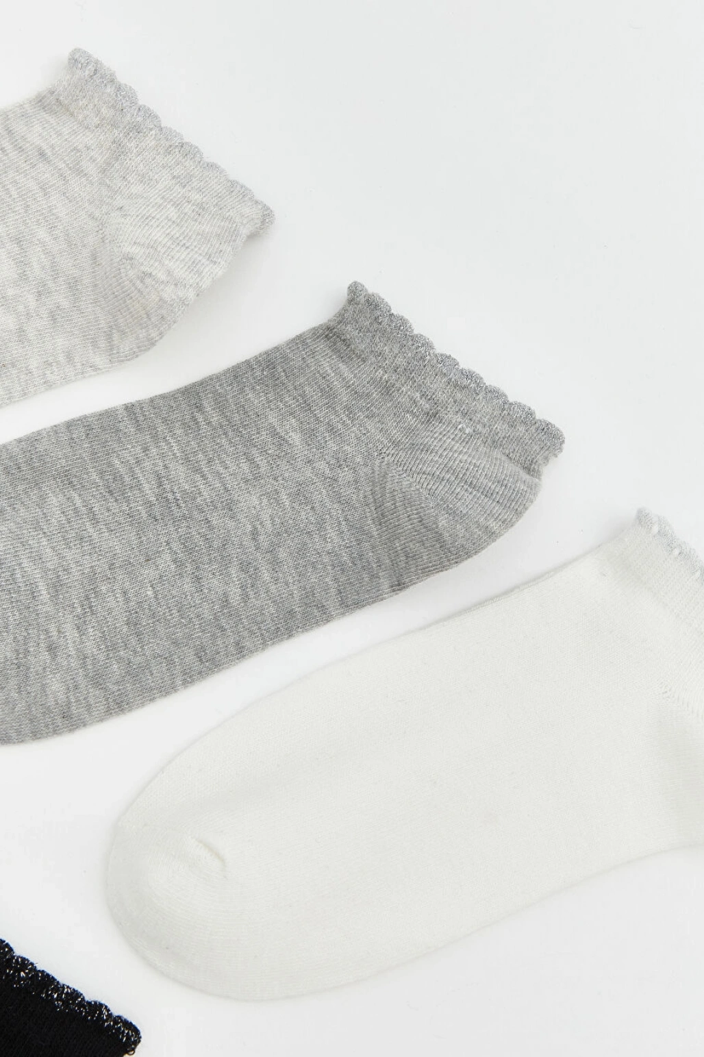 LCW DREAM Gri Kadın Patik Çorap 5li