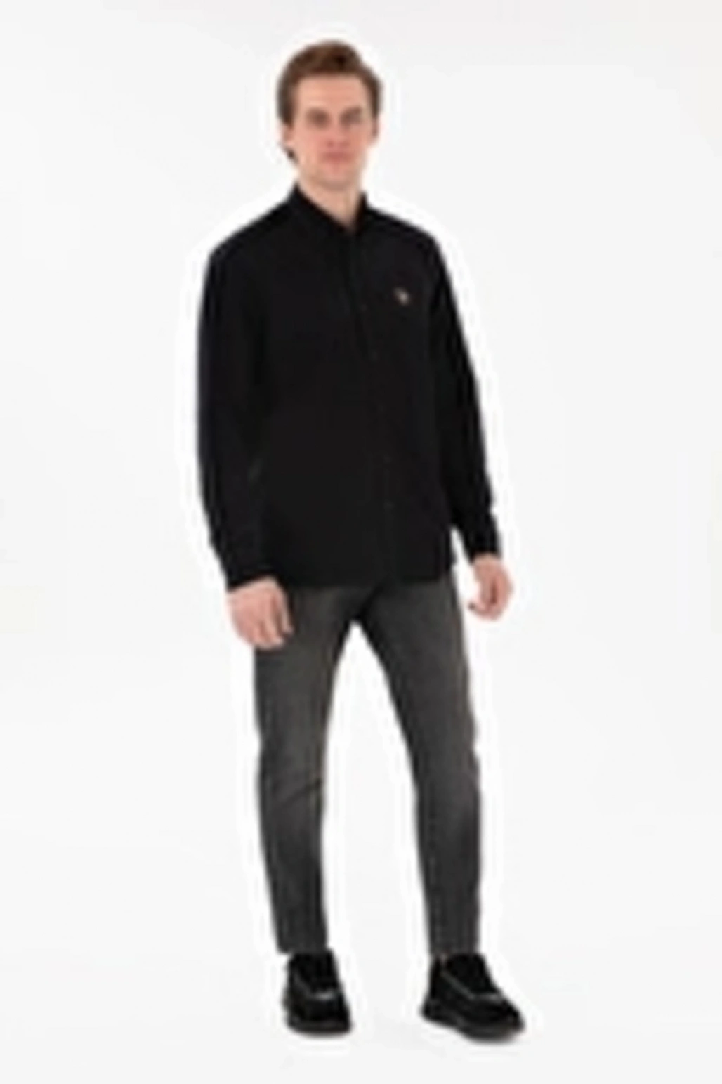 U.S. Polo Assn. U.S. Polo Assn. Enzog Siyah Erkek Gömlek