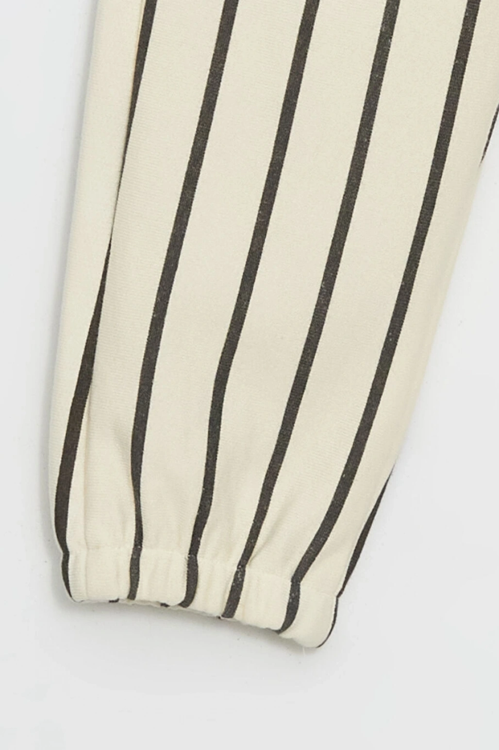 LCW Kids Ekru Çizgili Erkek Çocuk Jogger Eşofman Alt