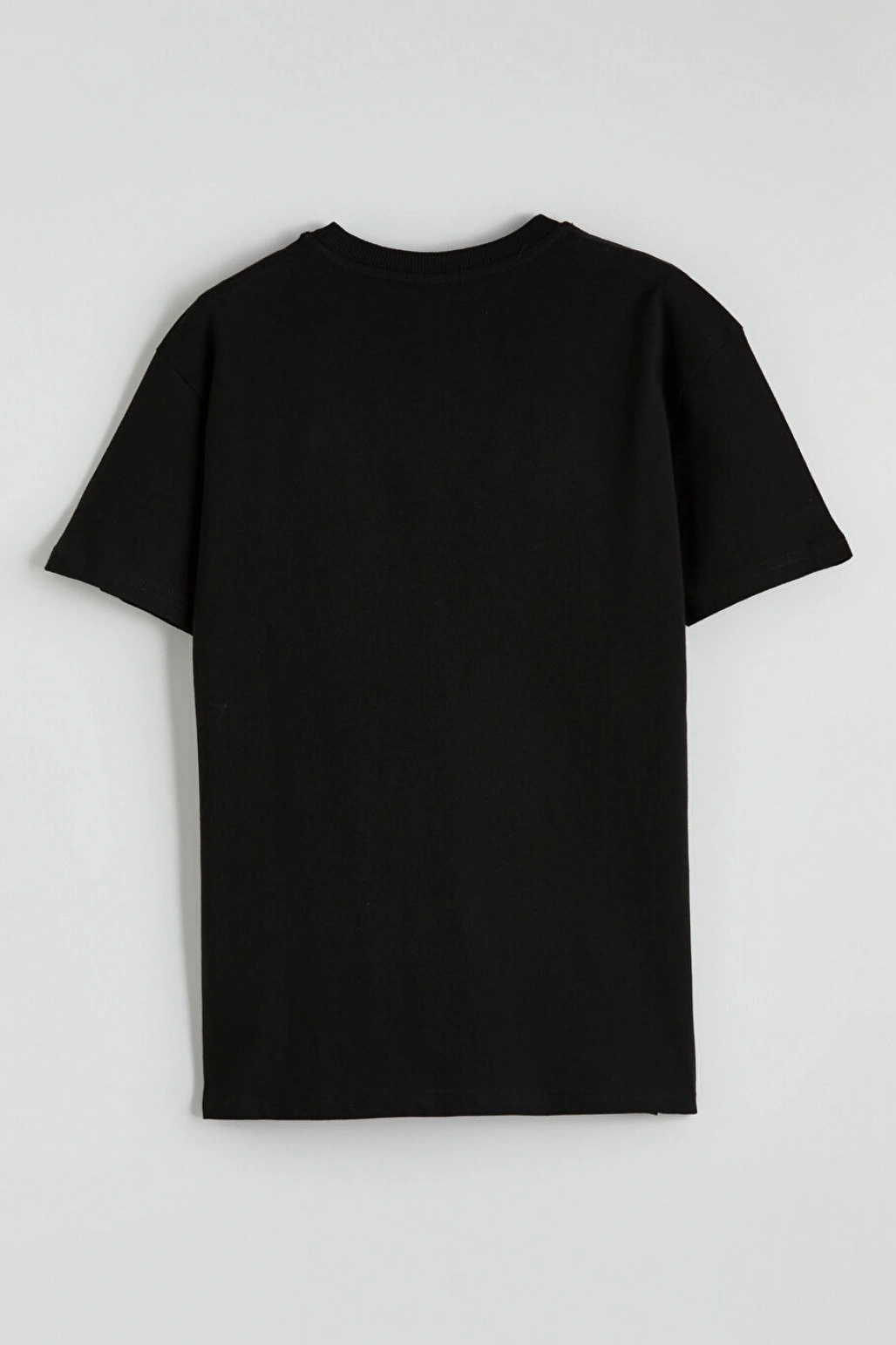 LCW Kids Siyah Erkek Çocuk Baskılı Tişört