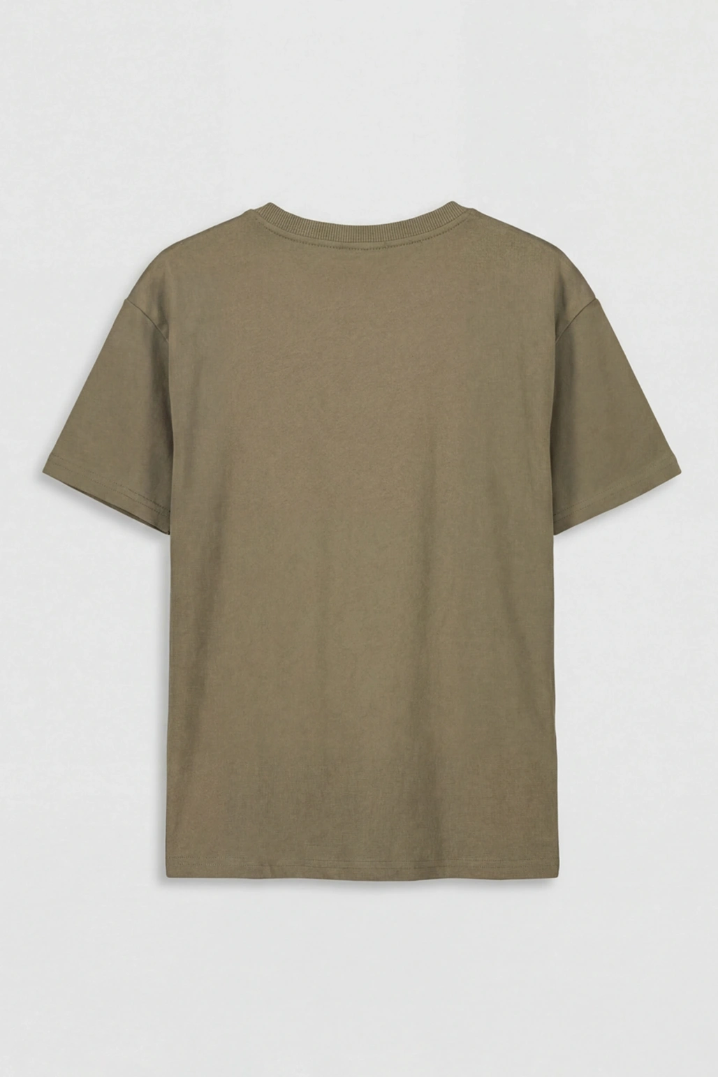 LCW Kids Haki Bisiklet Yaka Baskılı Erkek Çocuk Tişört