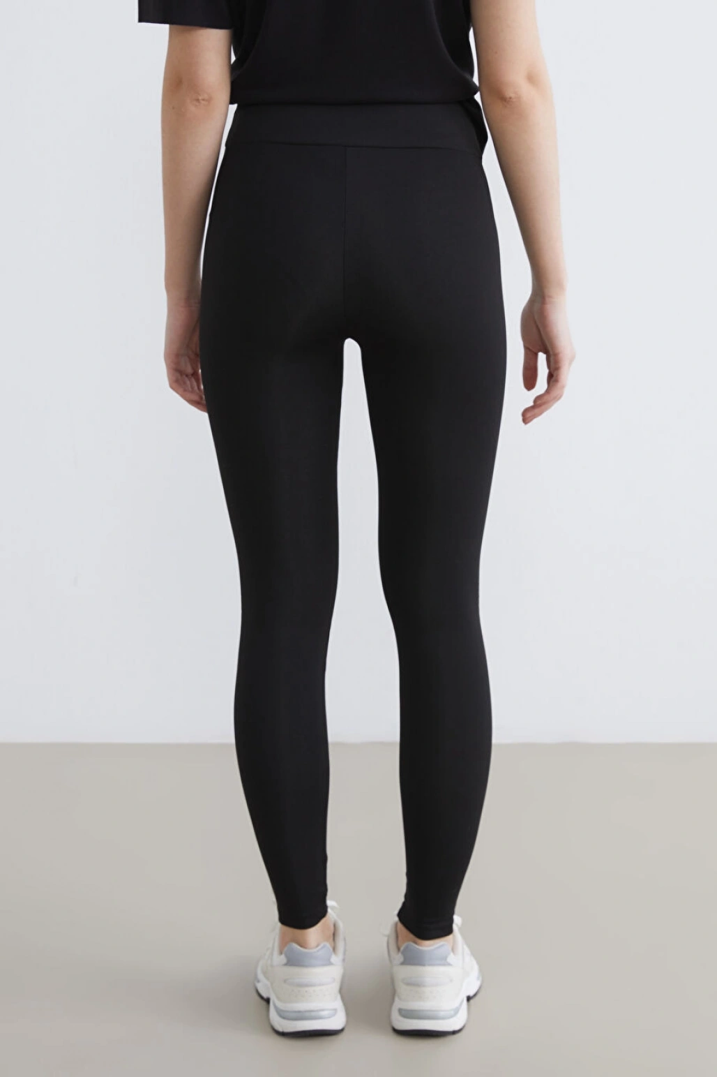 XSIDE Siyah Yüksek Bel Kadın Tayt