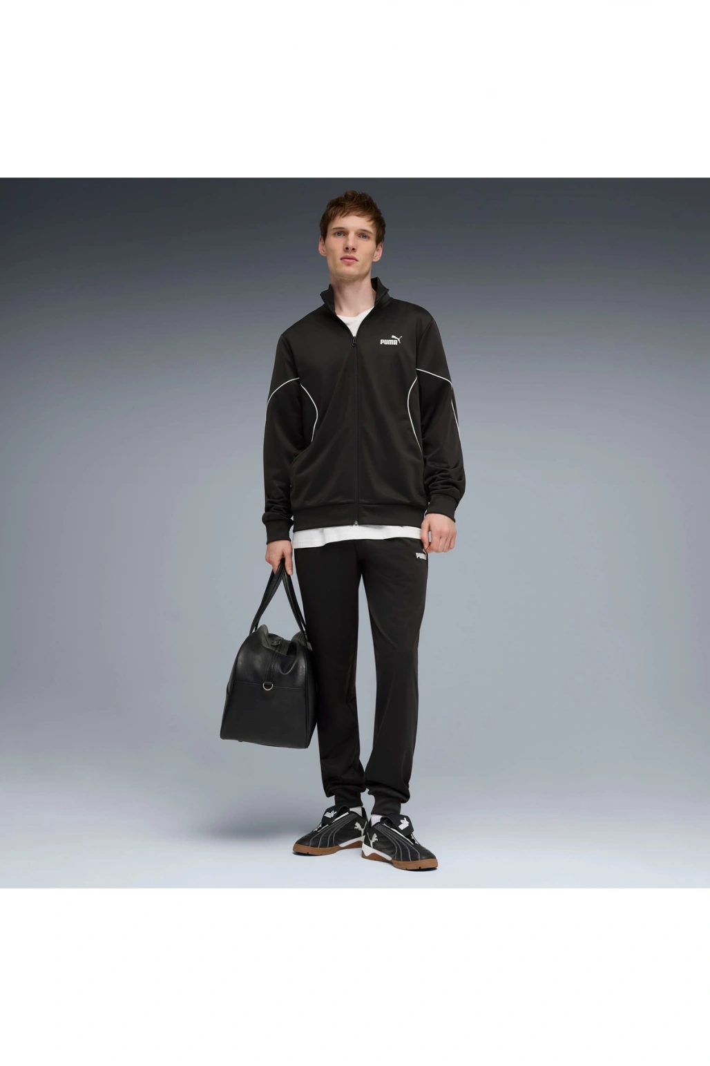 Puma Poly Piping Erkek Siyah Eşofman Takımı