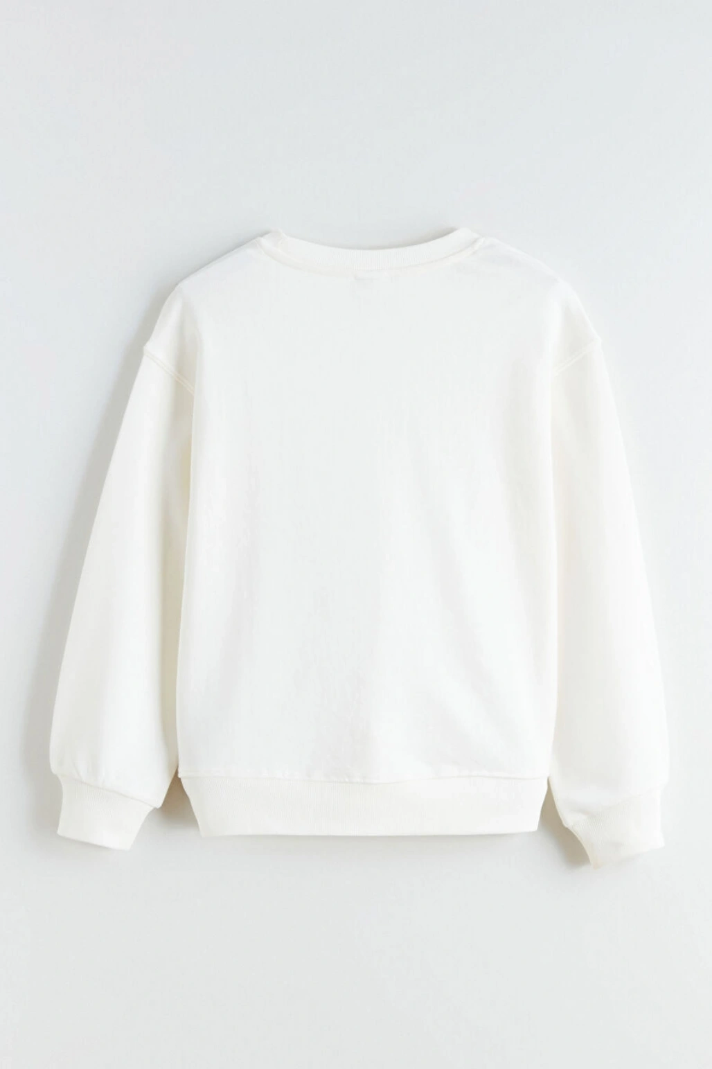 LCW Kids Ekru Baskılı Kız Çocuk Sweatshirt