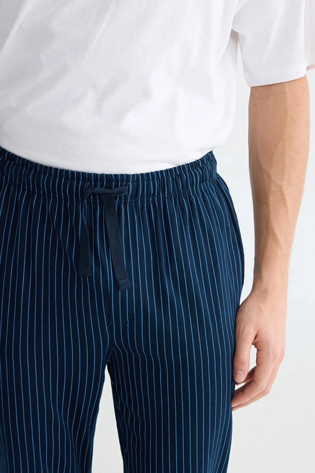 LC WAIKIKI Lacivert Standart Kalıp Çizgili Erkek Pijama Altı