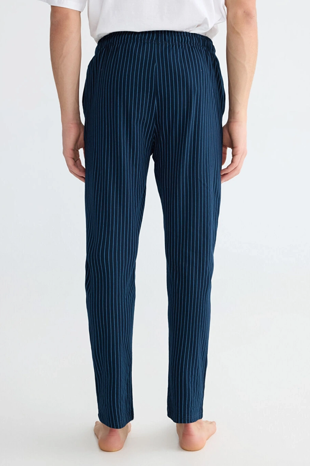 LC WAIKIKI Lacivert Standart Kalıp Çizgili Erkek Pijama Altı