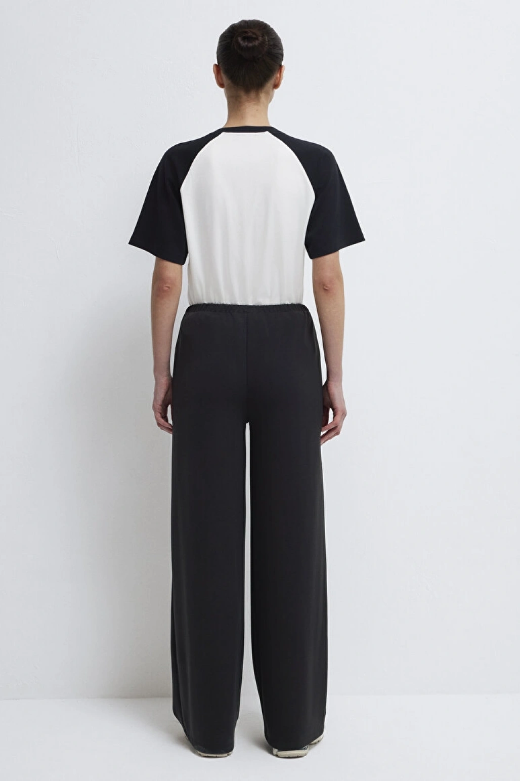 Geniş Paça Siyah Eşofman Altı