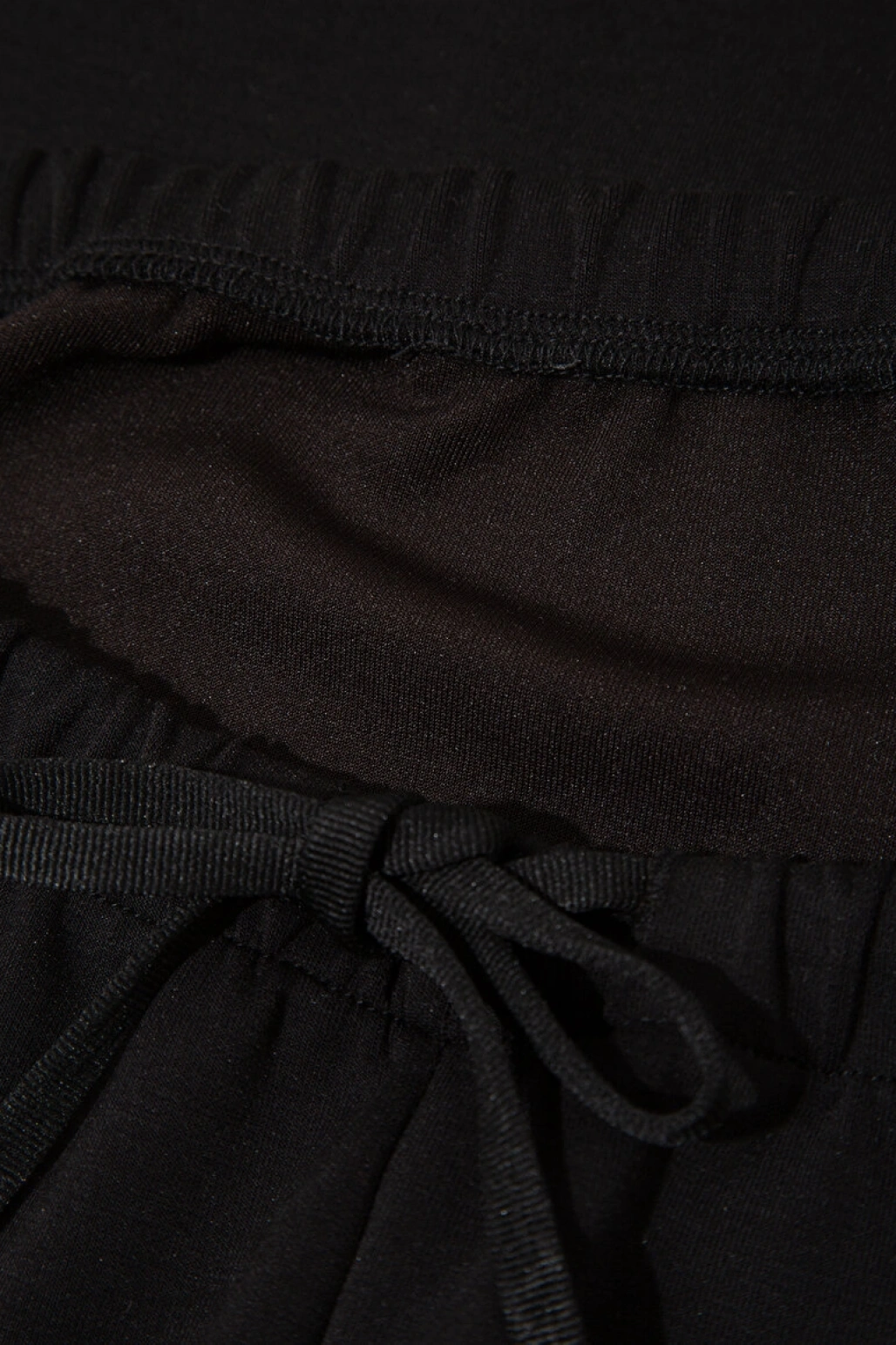 Geniş Paça Siyah Eşofman Altı