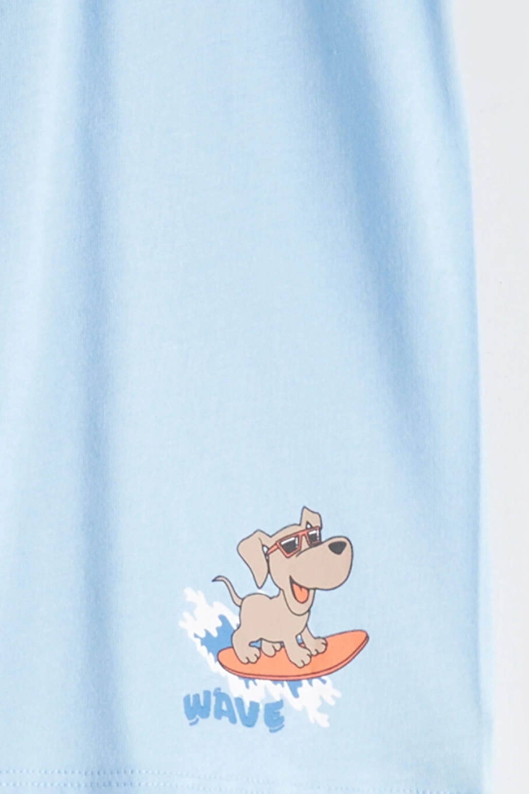 LCW Kids Mavi Baskılı Erkek Çocuk Pijama Şort 2li