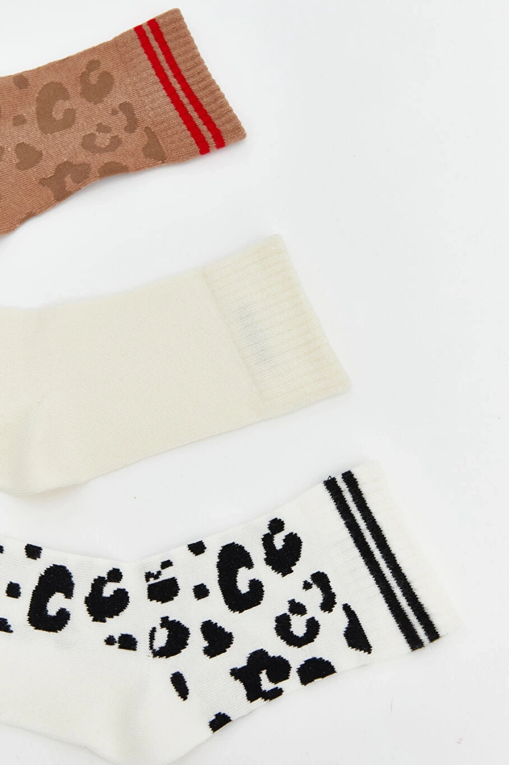 LCW DREAM Kahverengi Leopar Desenli Kadın Soket Çorap 5li