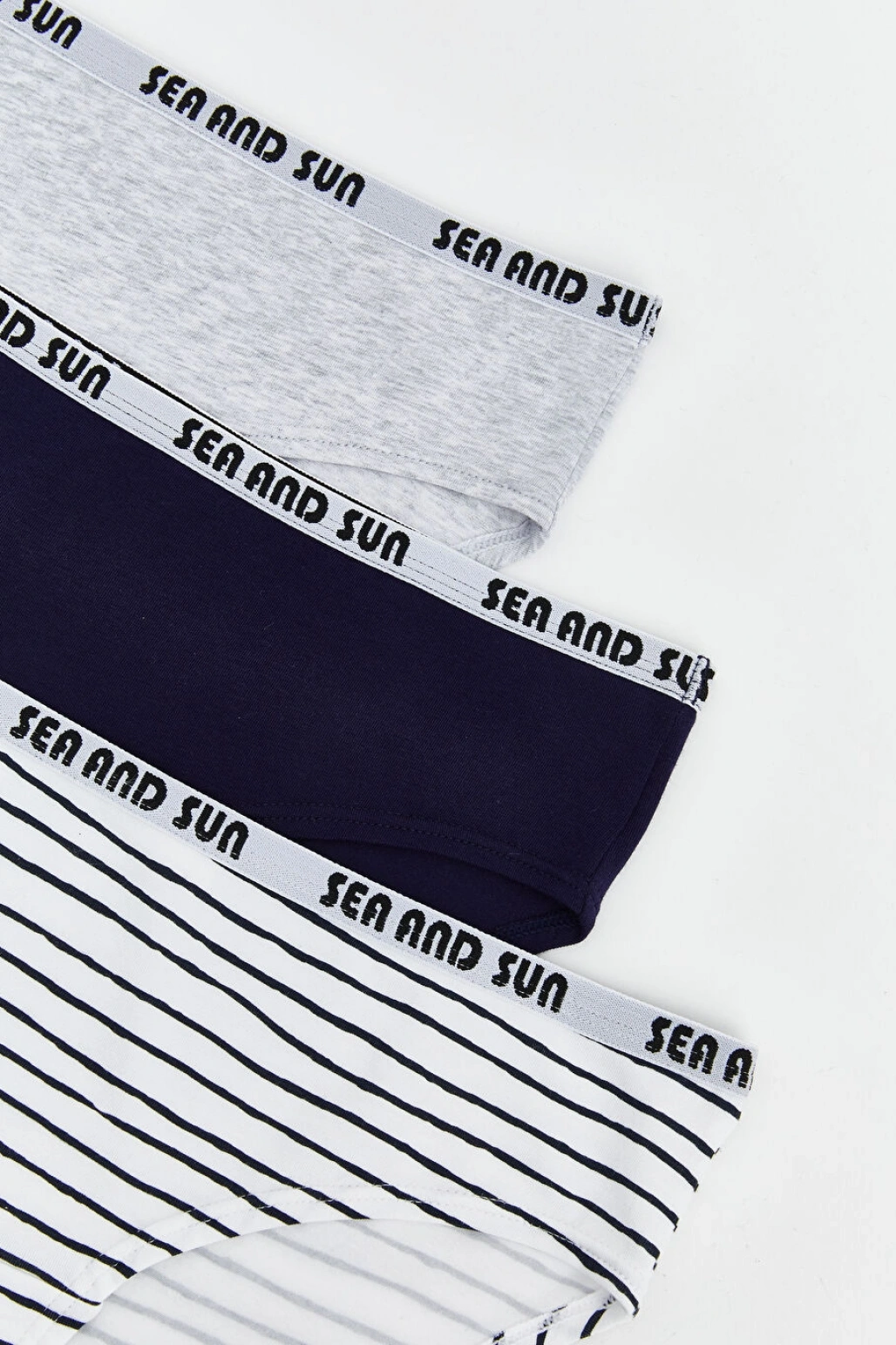 LCW Young Beyaz Baskılı Hipster Külot 3lü Paket