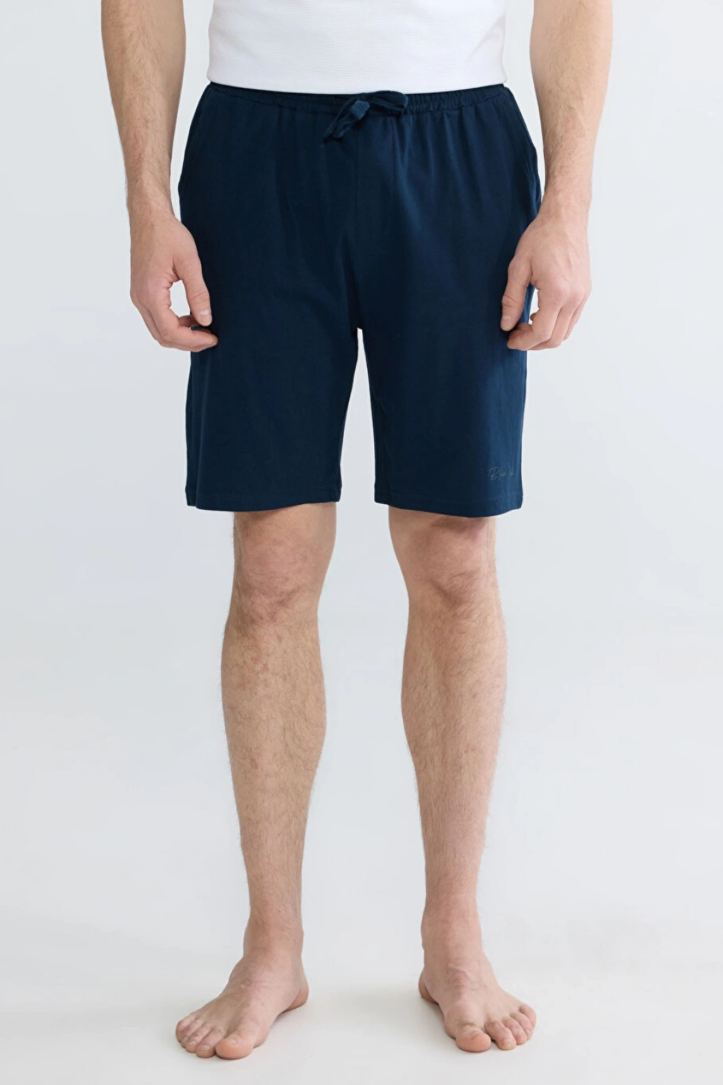 LC WAIKIKI Lacivert Slim Fit Erkek Pijama Alt Şort