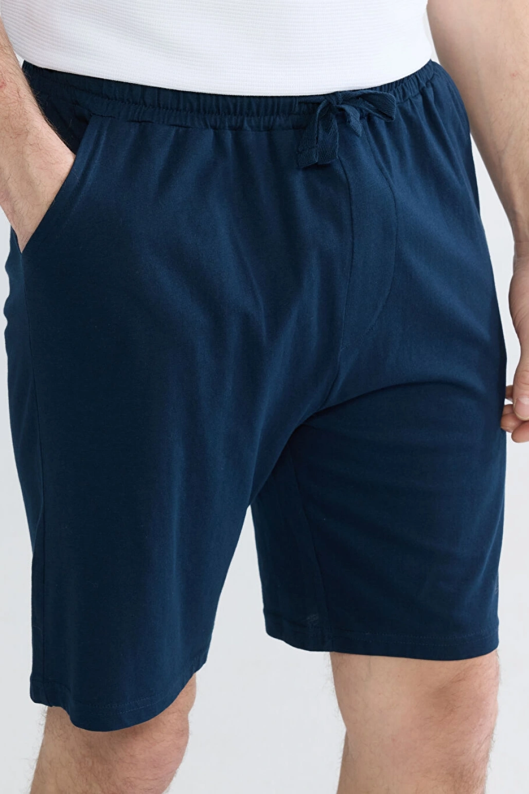 LC WAIKIKI Lacivert Slim Fit Erkek Pijama Alt Şort