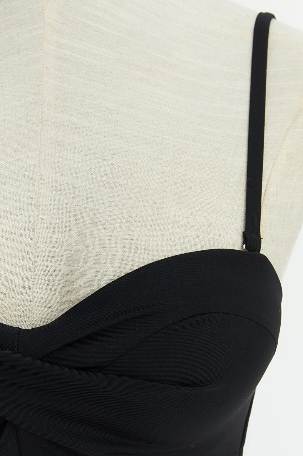 LCW DREAM Siyah Çıkarılabilir Askılı Dolgusuz Kadın Bikini Üstü