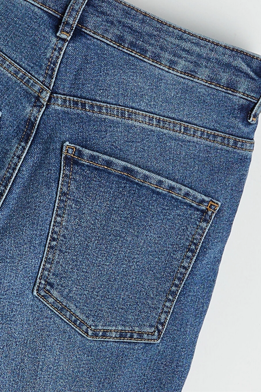 LCW Modest Indigo Mom Fit Kadın Jean Pantolon