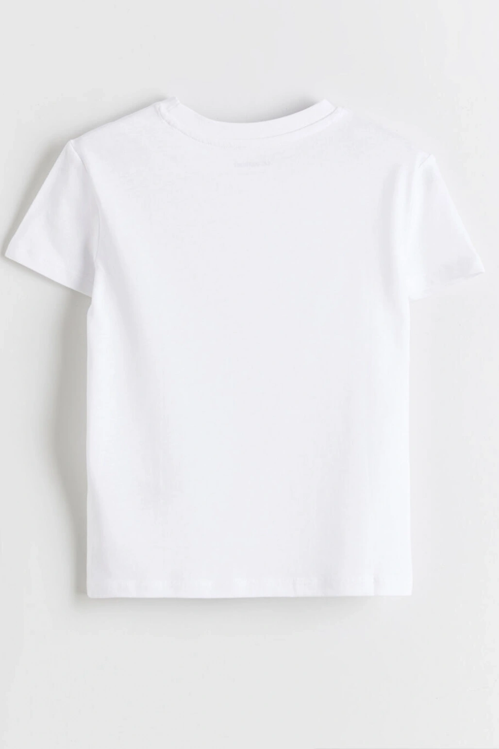 LCW Kids Beyaz Kız Çocuk Bisiklet Yaka Tişört