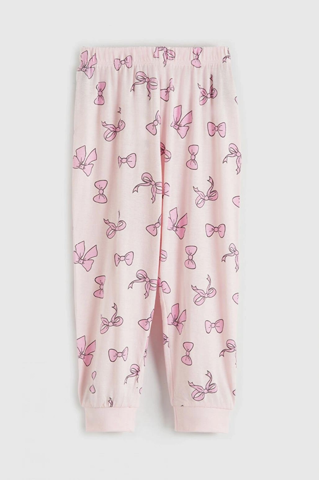 LCW Kids Mavi Kurdele Baskılı Kız Çocuk Pijama Takım