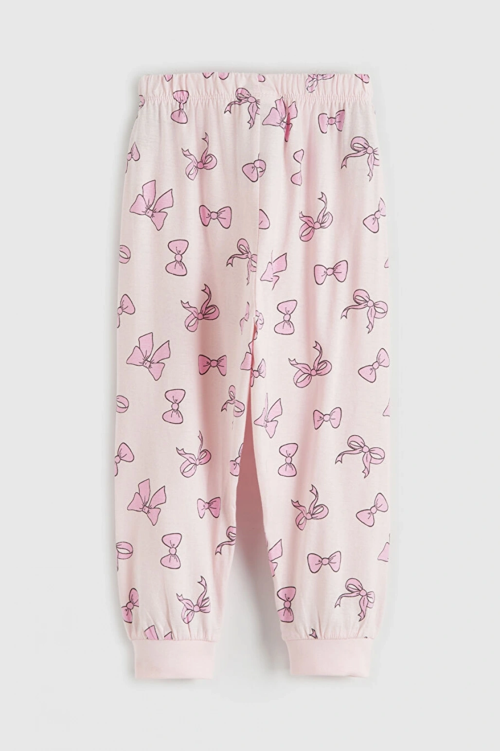 LCW Kids Mavi Kurdele Baskılı Kız Çocuk Pijama Takım