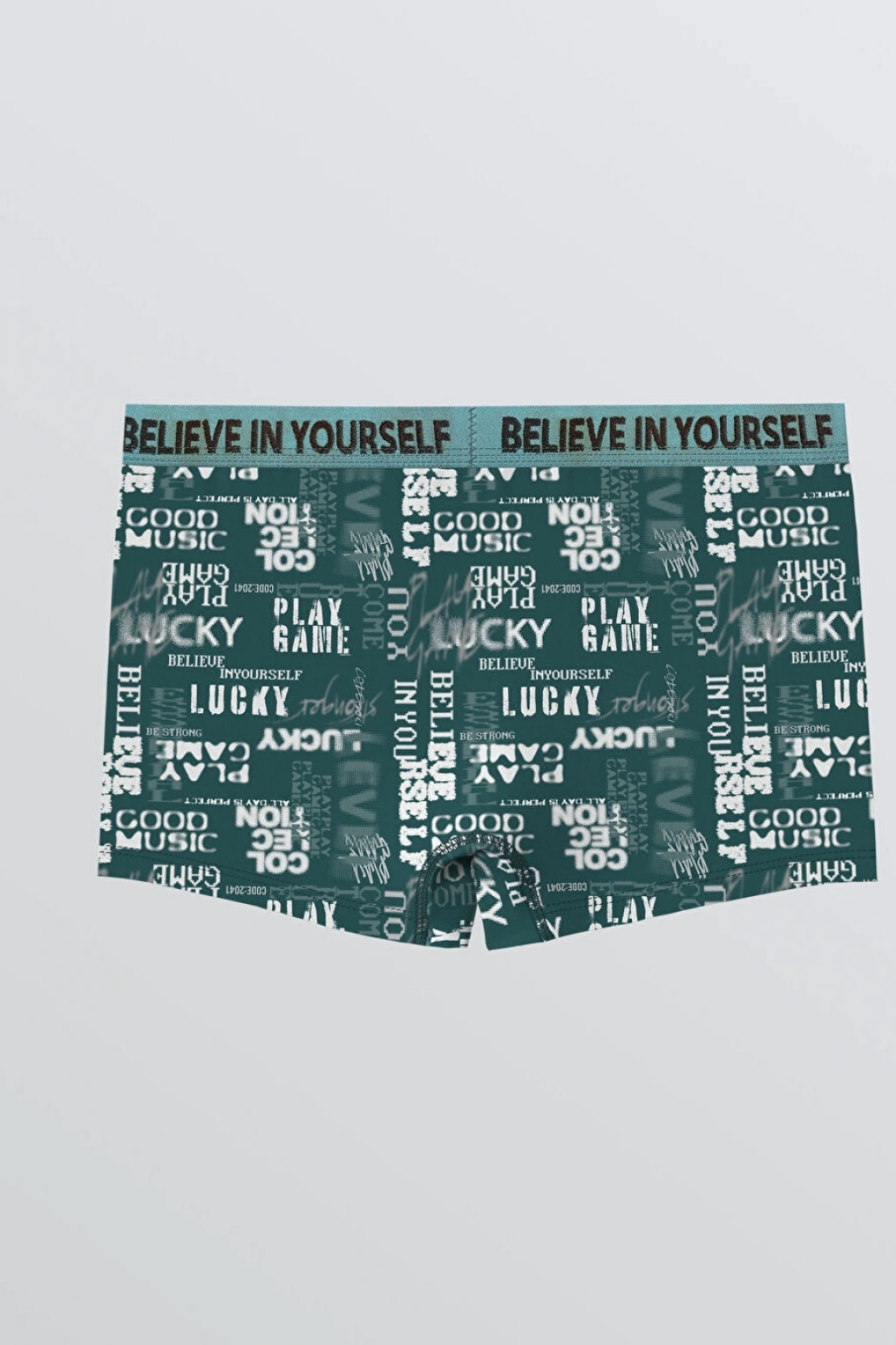 LCW Kids Yeşil Baskılı Erkek Çocuk Boxer 3lü