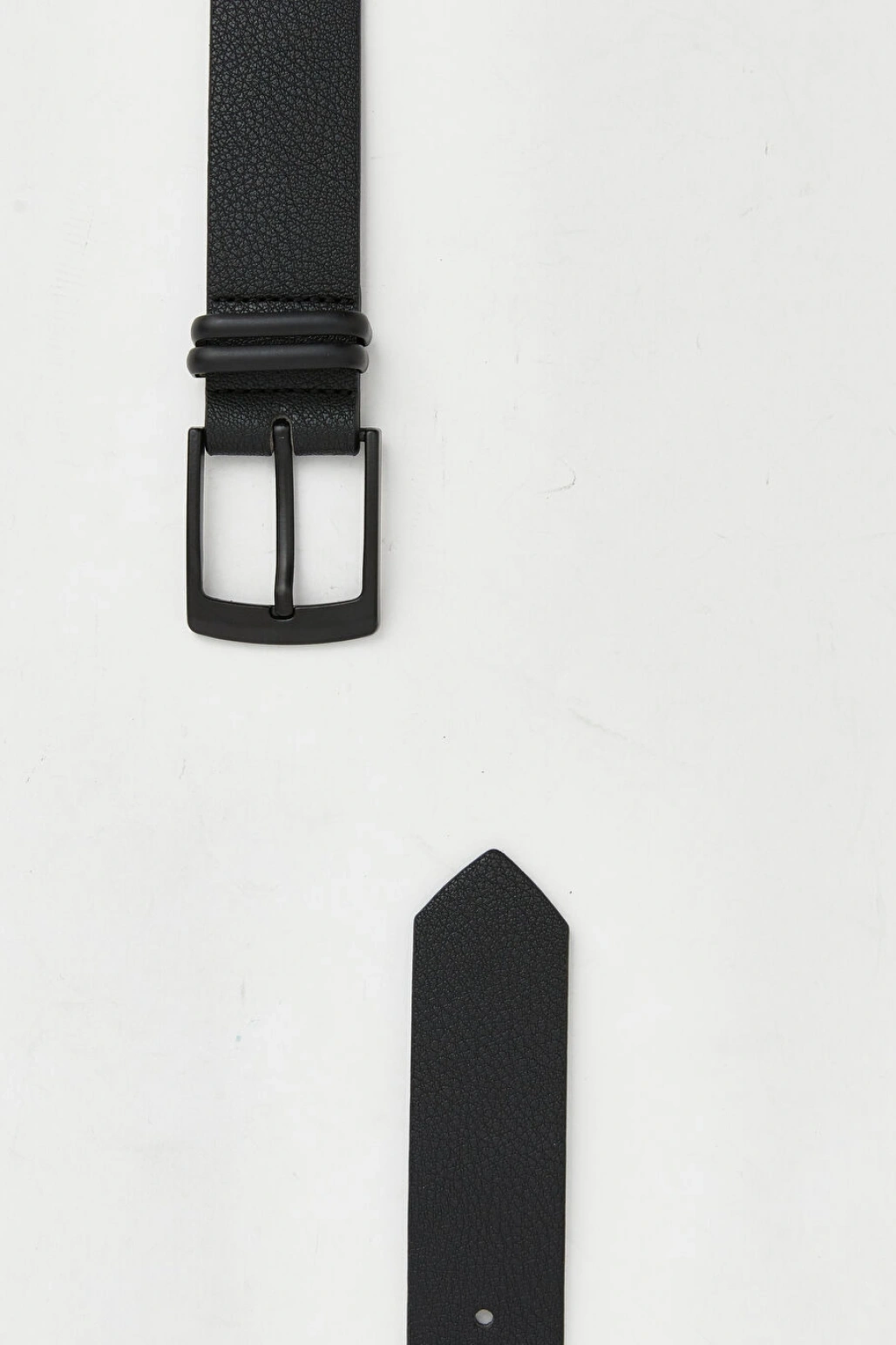 LCW ACCESSORIES Siyah Deri Görünümlü Erkek Çocuk Kemer