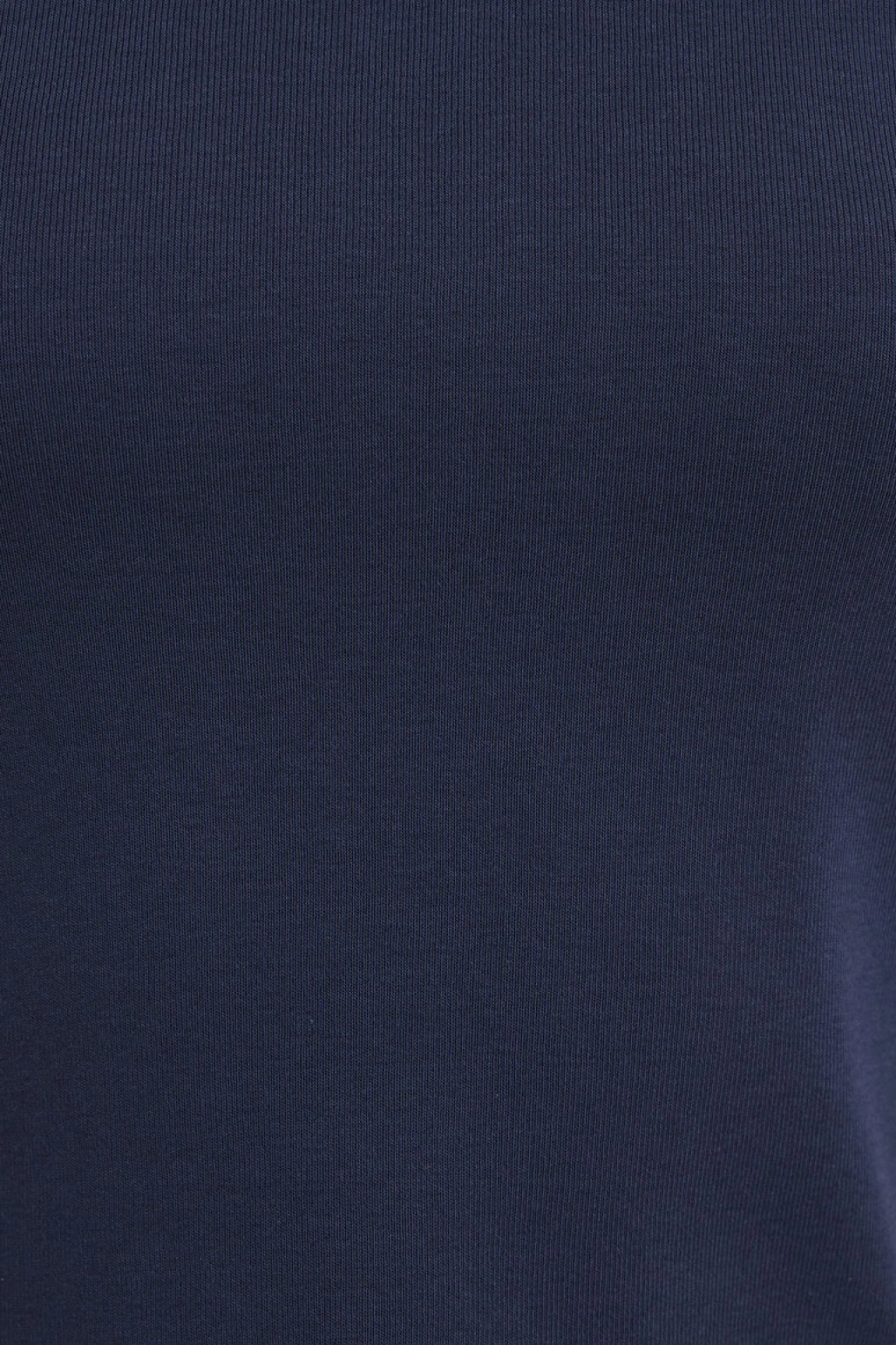 Lacivert Basic Crop Tişört