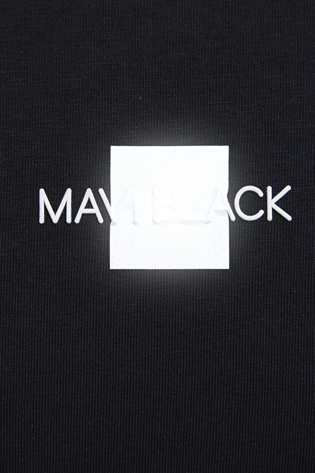 Mavi Black Reflektörlü Siyah Tişört