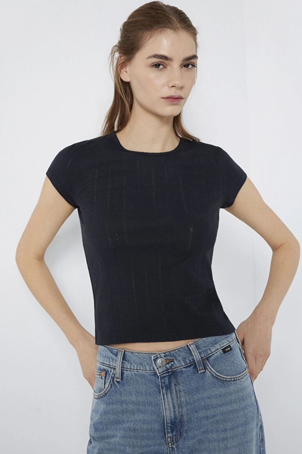 Lacivert Basic Tişört