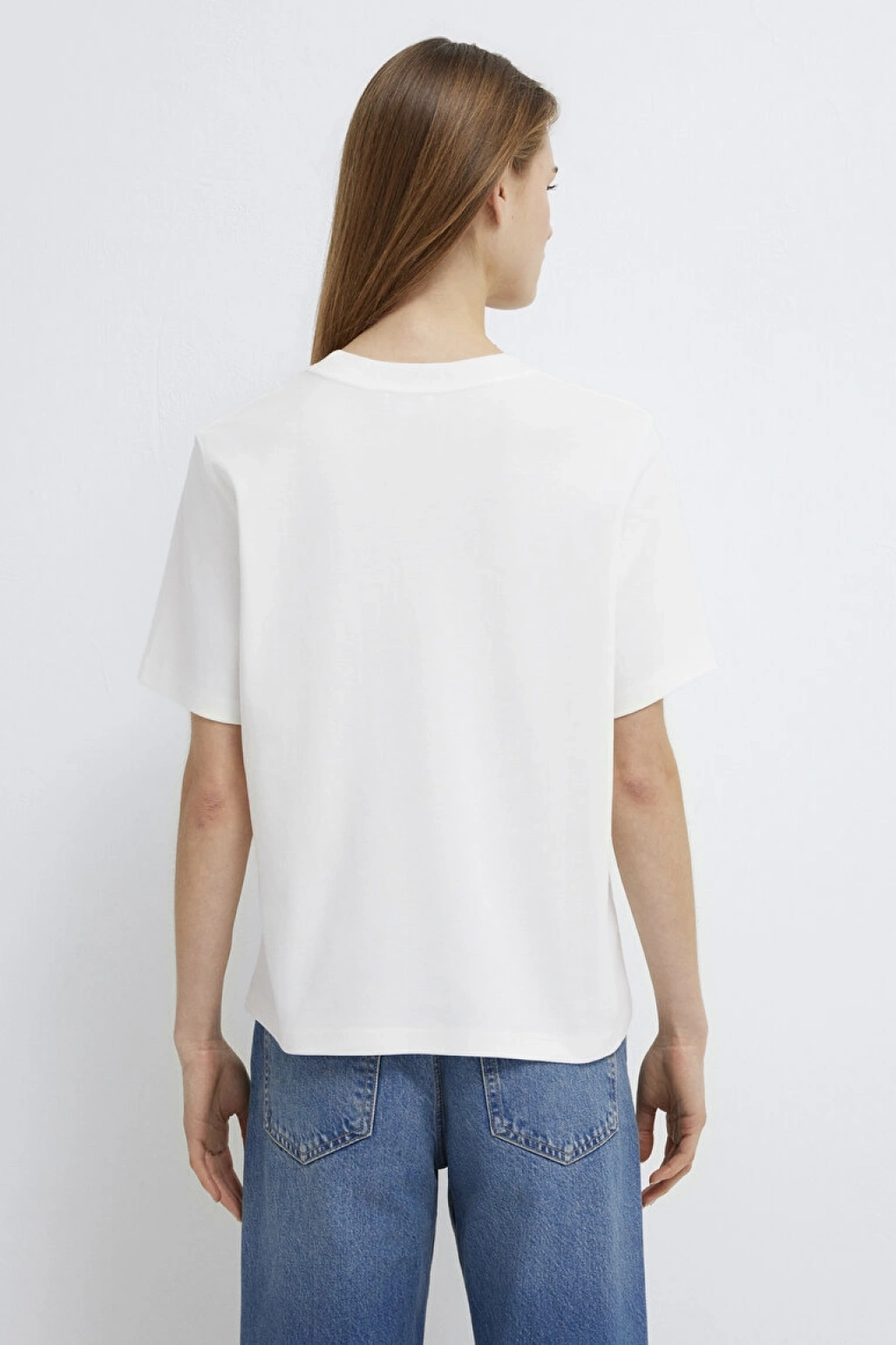 MAVİ BASKILI TİŞÖRT Hindistan Cevizi, L